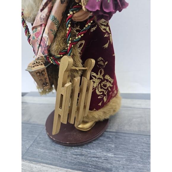 16" Old World Style Santa Claus Figurine [120] - Picture 6 of 14